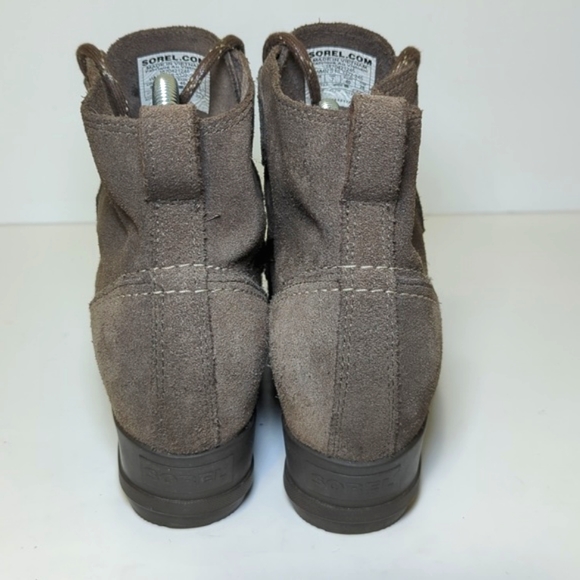 Sorel Evia Lace up Platform Ankle Booties woman's size 9 - Picture 7 of 16